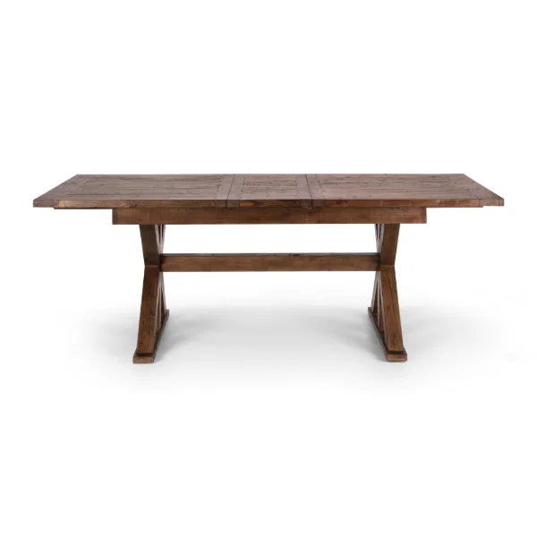 Chatsworth Extending Dining Table – Oak – Reclaimed Wood, Seats 6-10