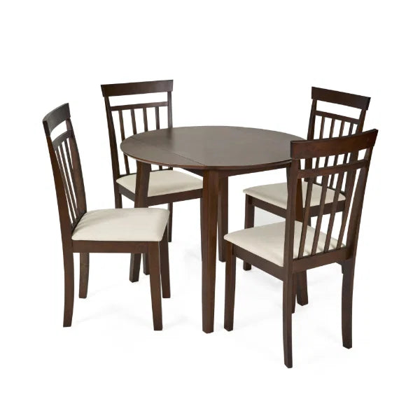 Coast Walnut Drop Leaf Dining Table – Space-Saving Design Expands from 55cm to 90cm (Pre-order – July)