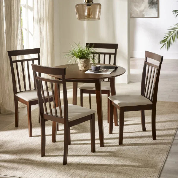 Coast Walnut Drop Leaf Dining Table – Space-Saving Design Expands from 55cm to 90cm (Pre-order – July)