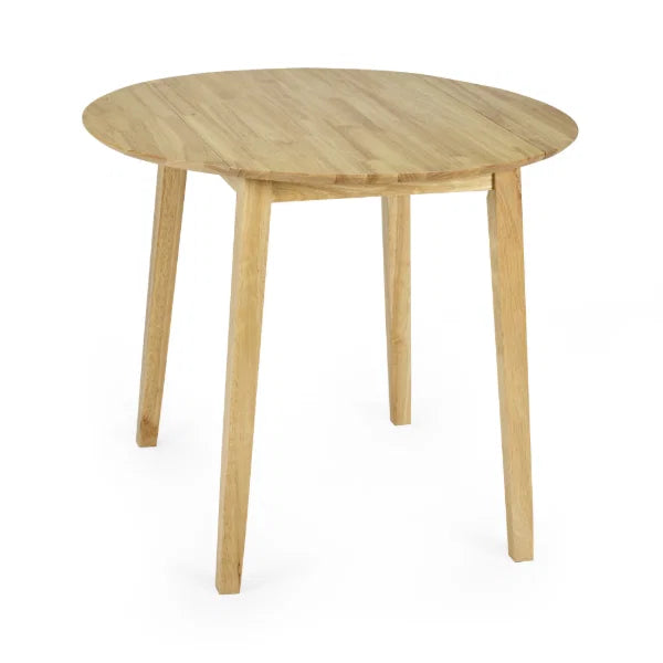 Coast Natural Oak Drop Leaf Dining Table – Space-Saving Design Expands from 55cm to 90cm (Pre-order – July)