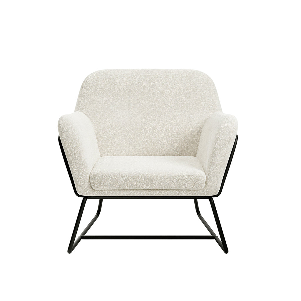 Charles Velvet Armchair – Plush Velvet with Brushed Gold Frame | LPD Furniture