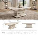 Modern Coffee Table – Italian Design, Spacious & Sturdy