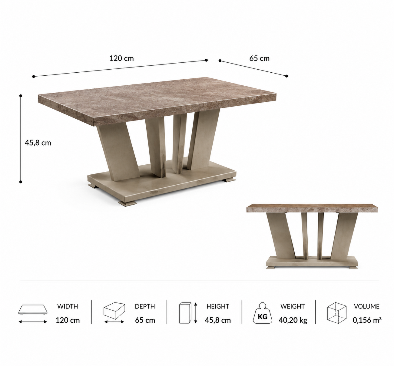 Warm Wood Coffee Table – Italian Design, Made for Gathering