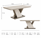 Spacious Wood Dining Table – Italian Design, Built for Family Meals