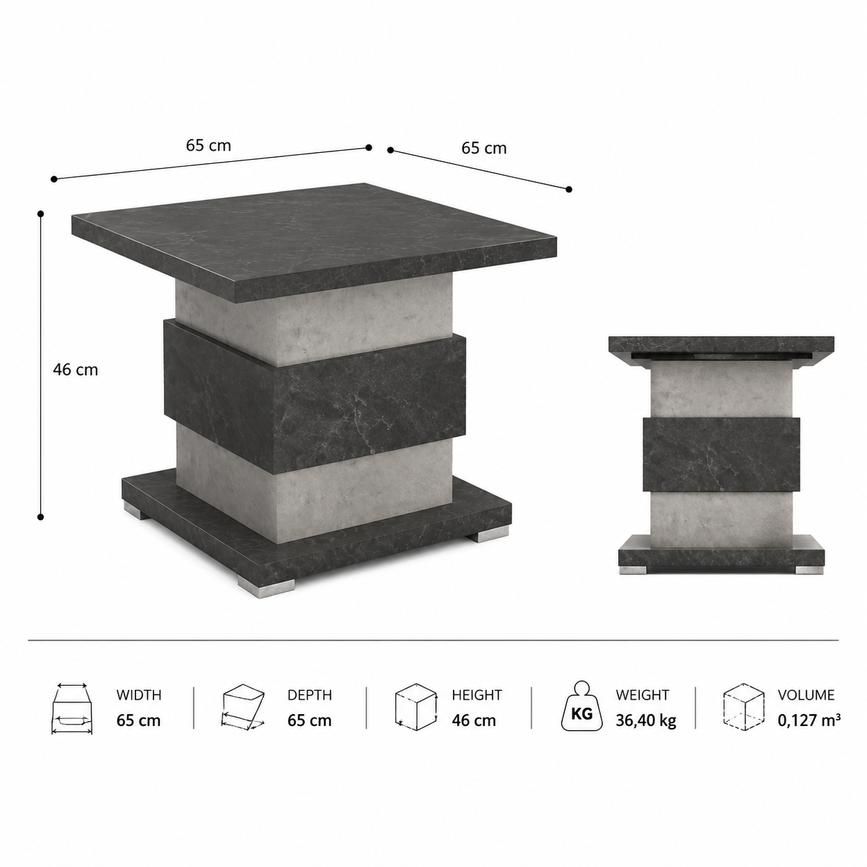 Elegant coffee table – Italian design, spacious and modern for contemporary living rooms