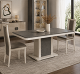 Fixed rectangular dining table – Italian design, modern and sturdy for family meals