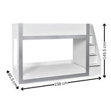 Gaia Bunk Bed – Space-Saving Kids Bed for Shared Bedrooms | Julian Bowen