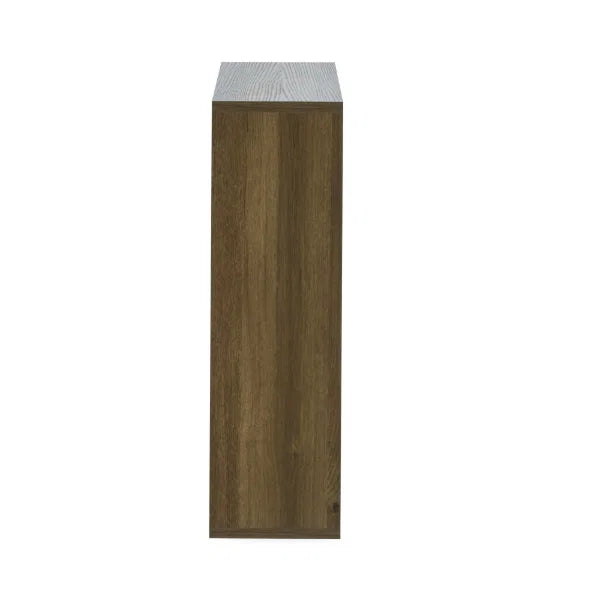 Hampshire Mirrored Bathroom Wall Cabinet – Walnut Effect – Mirrored Storage with Open Shelf (Pre-order – May)
