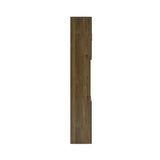 Julian Bowen Hampshire tall walnut bathroom cabinet in a modern bathroom setting