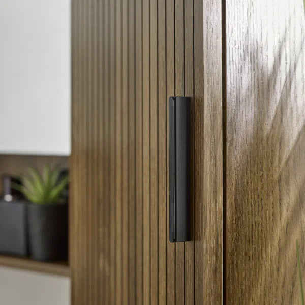 Hampshire Tall Bathroom Cabinet – Walnut Effect – Space-Saving Vertical Storage (Pre-order – May)