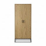 Harlow Light Oak Bedroom Storage – 4 Drawer Chest, 6 Drawer Chest & 2 Door Wardrobe | Julian Bowen