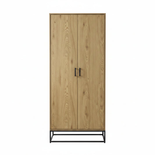 Harlow Light Oak Bedroom Storage – 4 Drawer Chest, 6 Drawer Chest & 2 Door Wardrobe | Julian Bowen