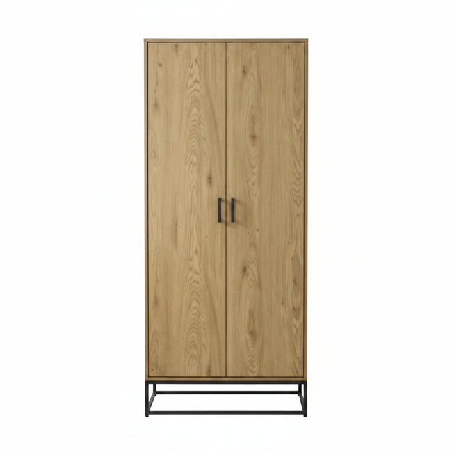 Harlow Light Oak Bedroom Storage – 4 Drawer Chest, 6 Drawer Chest & 2 Door Wardrobe | Julian Bowen