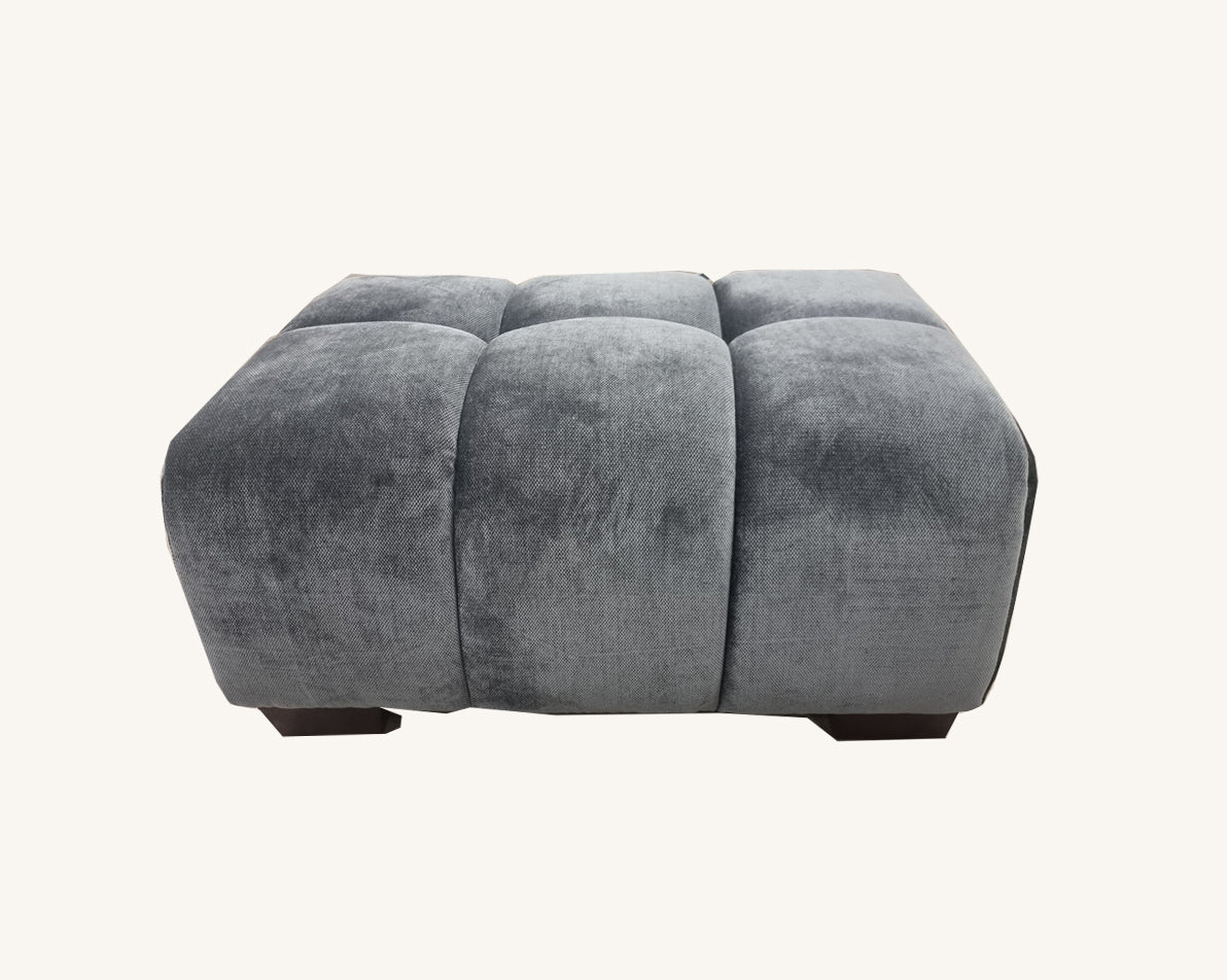 Furnish365 Harlem steel mermaid fabric sofa range in a modern living room setting