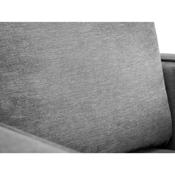 Hayward Chair – Grey Chenille – Comfortable Armchair for Reading Corners