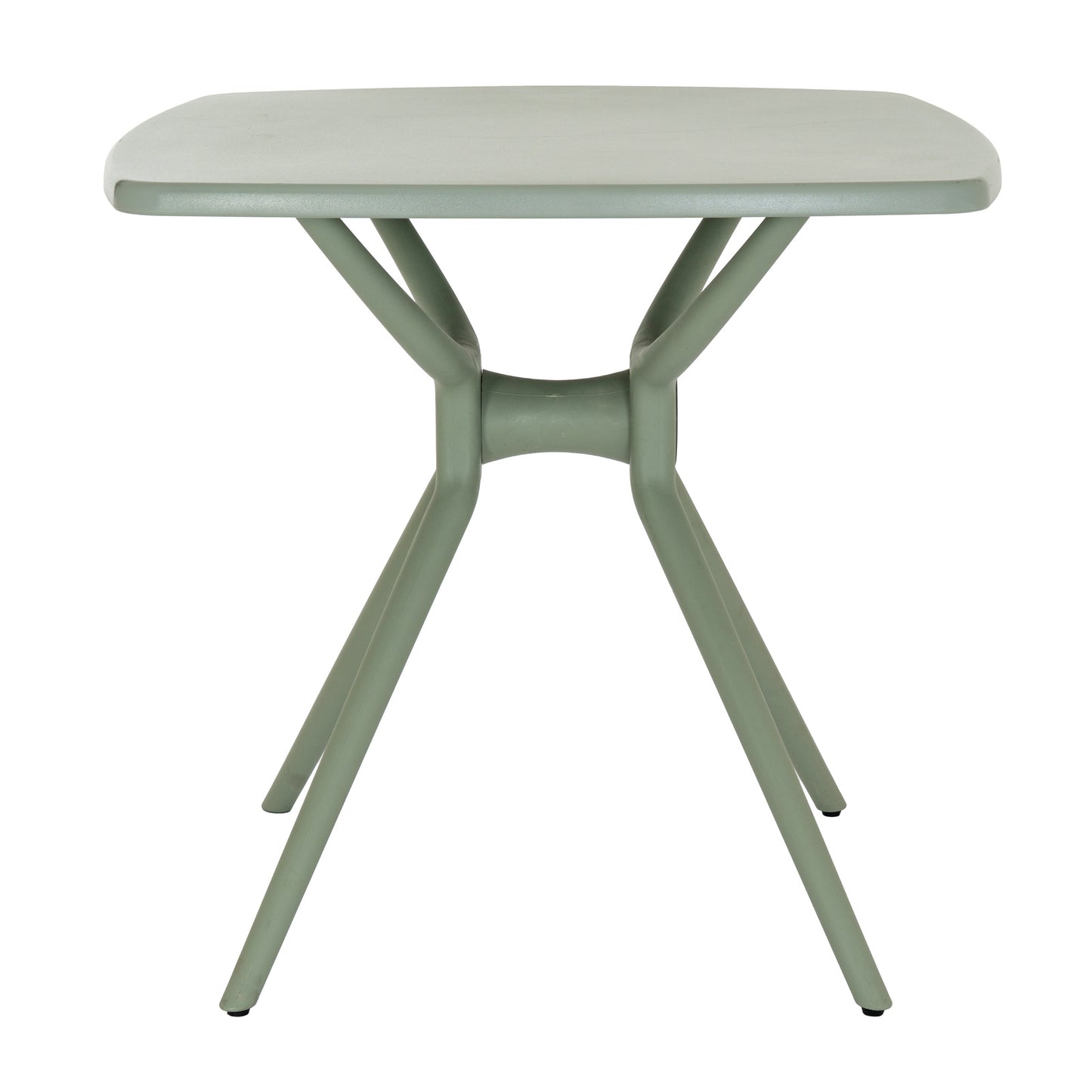 Hill Interiors Alto French grey dining table from above showing the full table surface