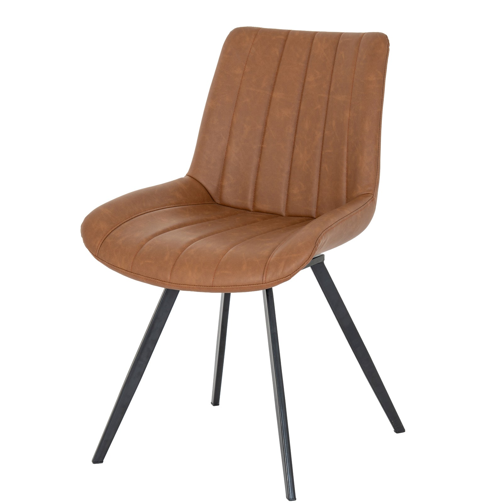 Hill Interiors Cobham grey dining chair from behind showing curved backrest and weathered oak frame