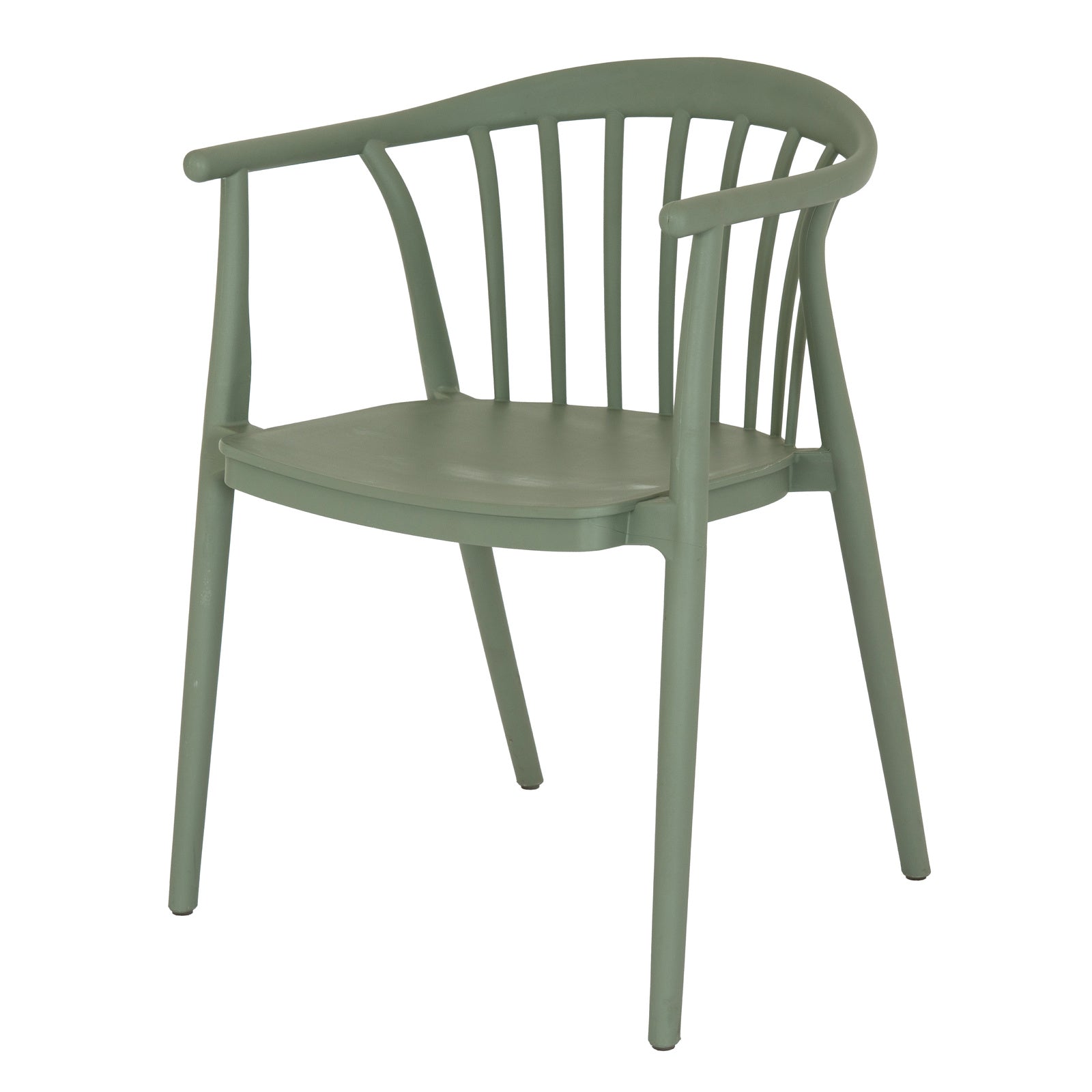 	Hill Interiors Echo French grey dining chair from behind showing the contoured backrest