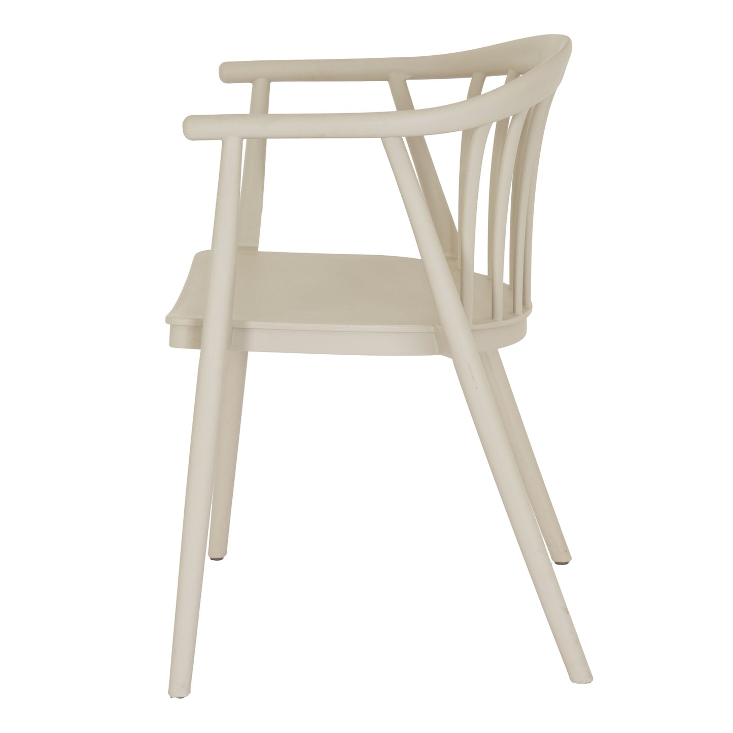 	Hill Interiors Echo putty grey dining chair in a modern dining room with wooden table