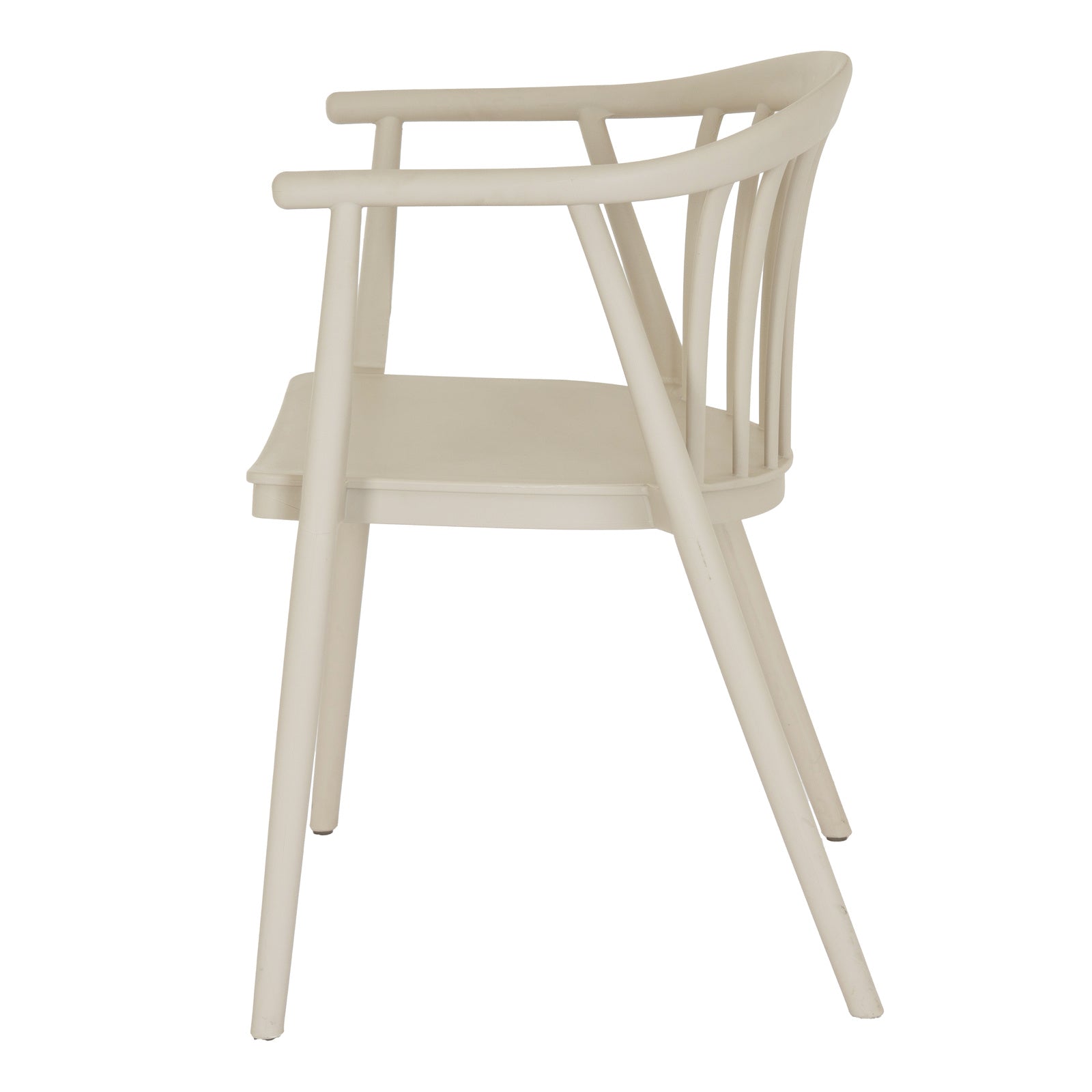 	Hill Interiors Echo putty grey dining chair in a modern dining room with wooden table