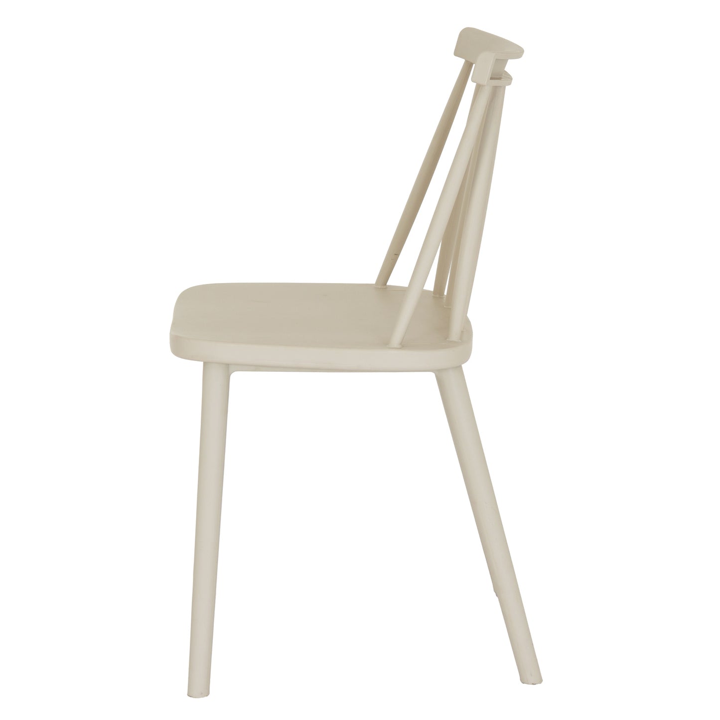 	Hill Interiors Kyra putty grey dining chair in a modern dining room with wooden table
