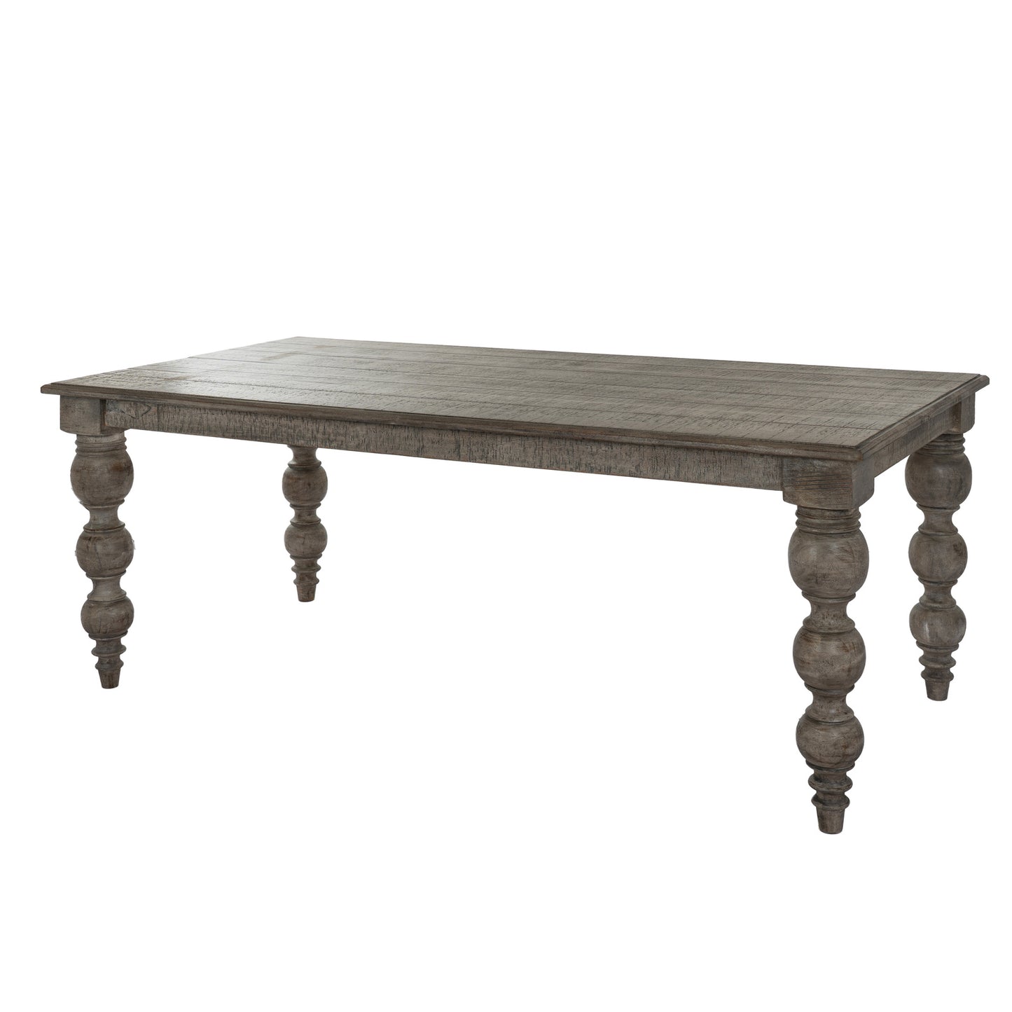 Hill Interiors Rutland Collection rectangular dining table from above showing the full wooden surface