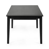 Knoxley Extending Dining Table – Black Oak – Contemporary Design with Smooth Mechanism | Julian Bowen