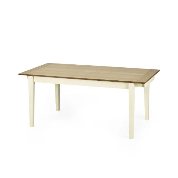 Larissa Extending Dining Table – Natural Oak Effect – Scandinavian Tapered Legs (Pre-order – May)
