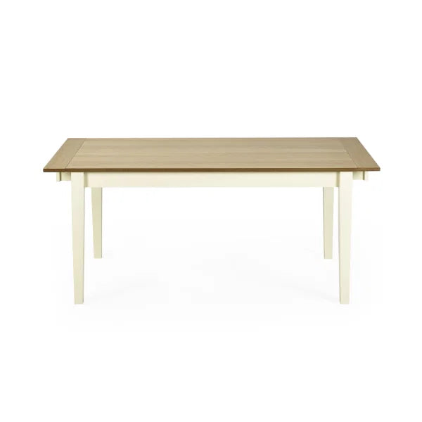 Larissa Extending Dining Table – Natural Oak Effect – Scandinavian Tapered Legs (Pre-order – May)