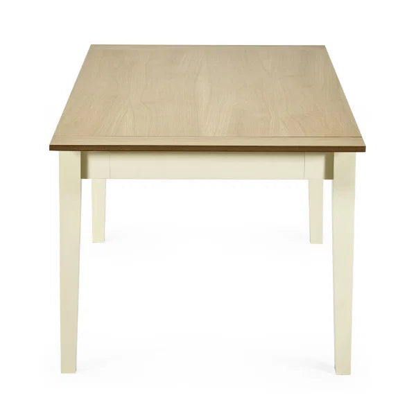 Larissa Extending Dining Table – Natural Oak Effect – Scandinavian Tapered Legs (Pre-order – May)