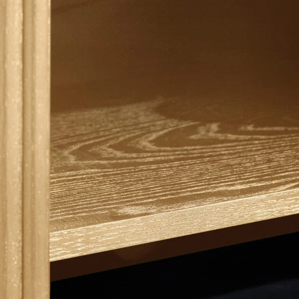 Louis Fluted TV Unit – Light Oak – Warm and Textured – Fits TVs up to 65"