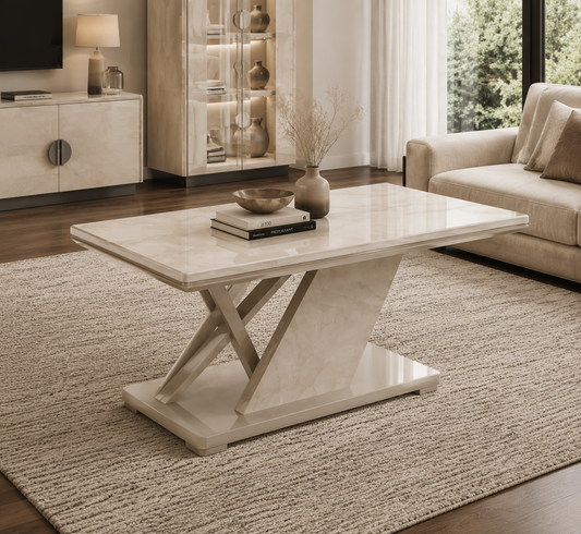 Large coffee table – Italian design, spacious and sturdy for contemporary living rooms