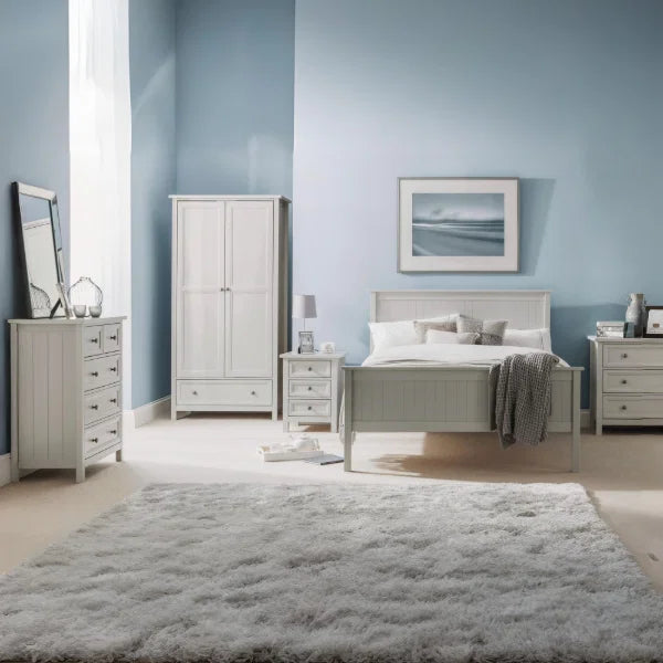 Maine 3 Drawer Chest – Dove Grey – New England Style with Soft-Close Runners