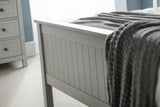 Maine Dove Grey Double Bed – Classic Panelled Headboard 