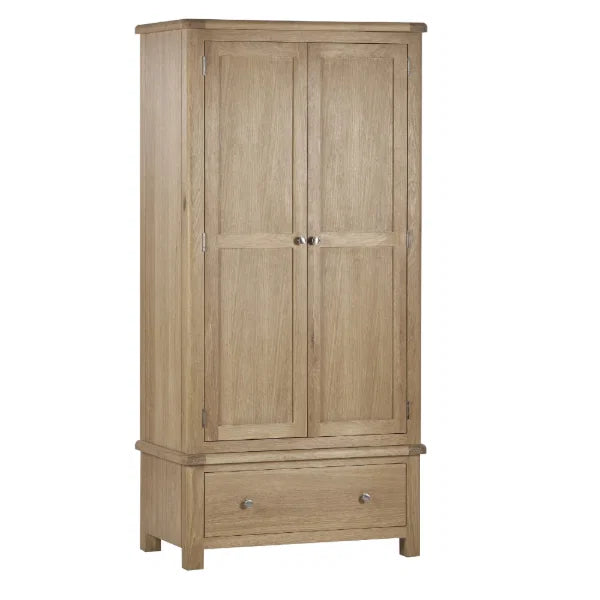 Memphis 2 Door Wardrobe – Contemporary White Gloss – Handleless Design