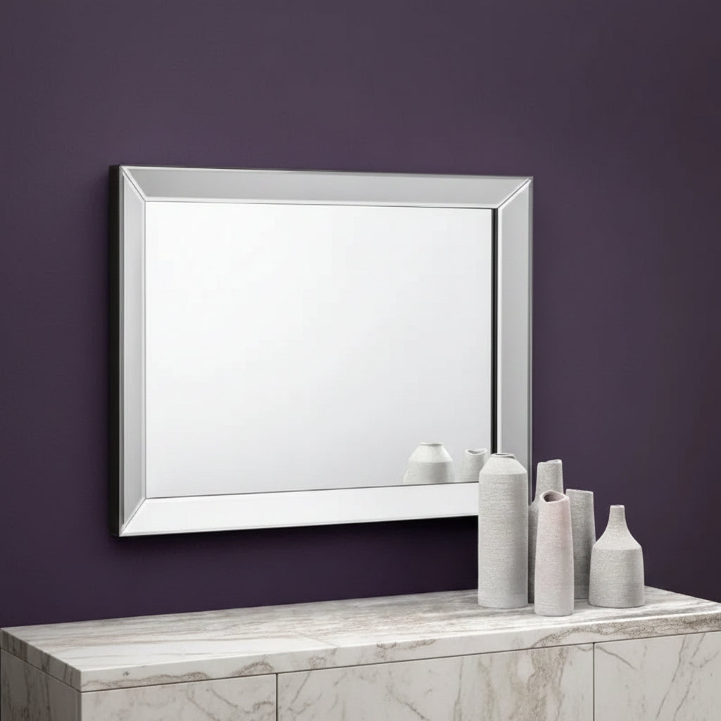 Soprano Wall Mirror – Elegant Classic Design – Perfect for Bedrooms or Hallways | Julian Bowen