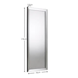 Soprano Lean-To Dress Mirror – Elegant Full-Length Mirror – No Wall Fixing Needed | Julian Bowen