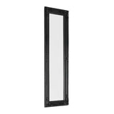 Palais Black Dress Mirror – Bold Full-Length Mirror for Bedrooms – Contemporary Design | Julian Bowen