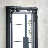 Palais Black Lean-To Dress Mirror – Bold Full-Length Mirror – No Wall Fixing Needed | Julian Bowen