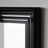 Tokyo Dressing Mirror – Gloss Black – Sleek Contemporary Design – Compact and Stylish | Julian Bowen