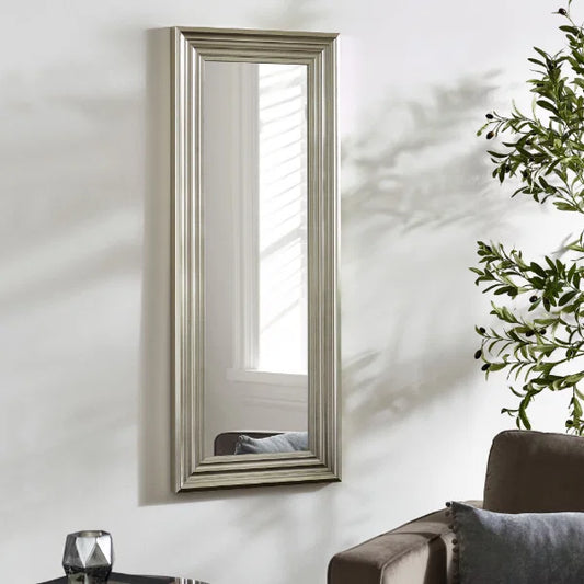 Tokyo Dressing Mirror – Pewter – Subtle Japanese-Inspired Design – Compact and Versatile