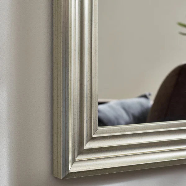 Tokyo Dressing Mirror – Pewter – Subtle Japanese-Inspired Design – Compact and Versatile