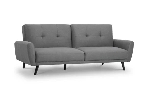 Monza Sofabed – Dark Grey Velvet – Elegant Sofa by Day, Guest Bed by Night