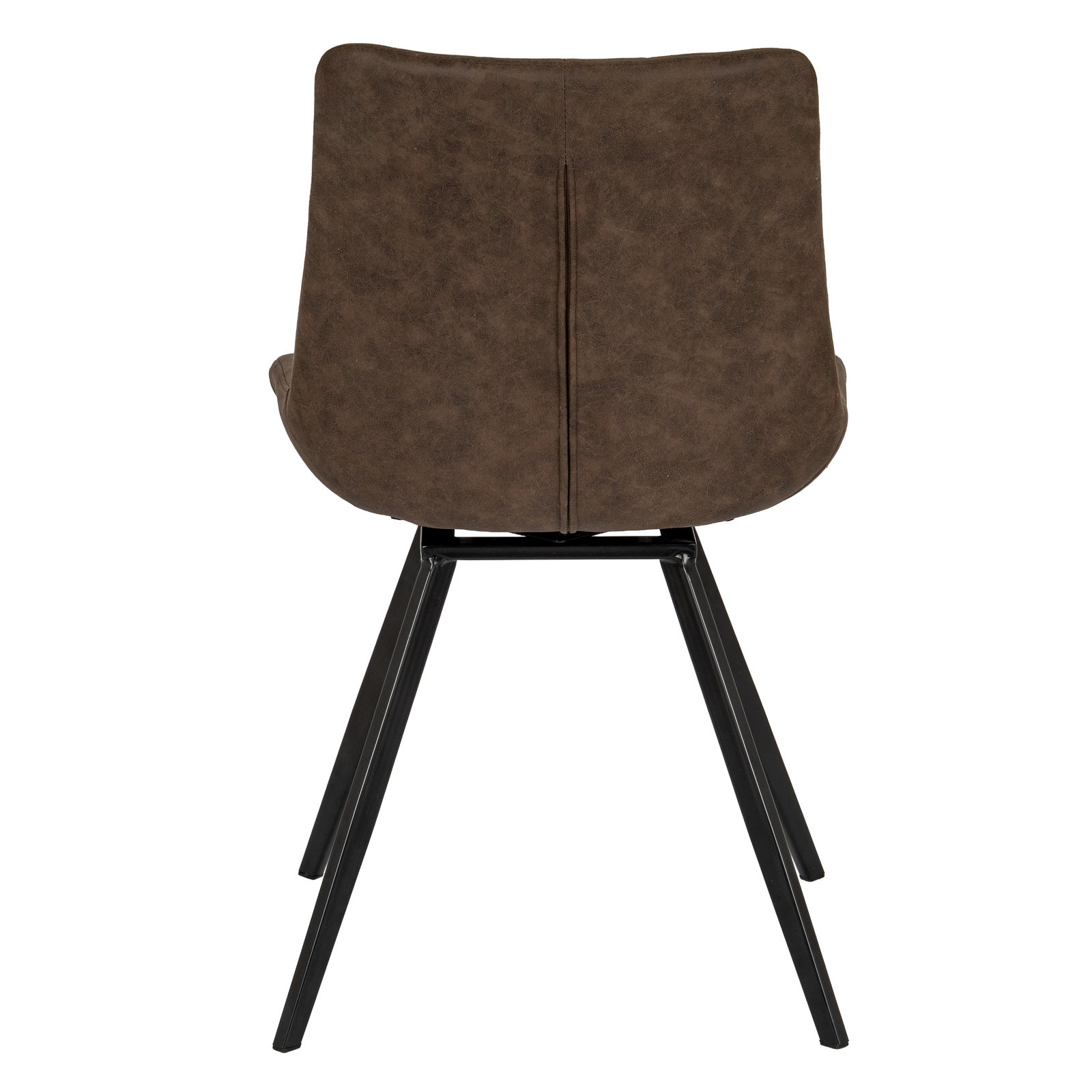 Malmo coffee dining chair styled with modern dinnerware on a dining table