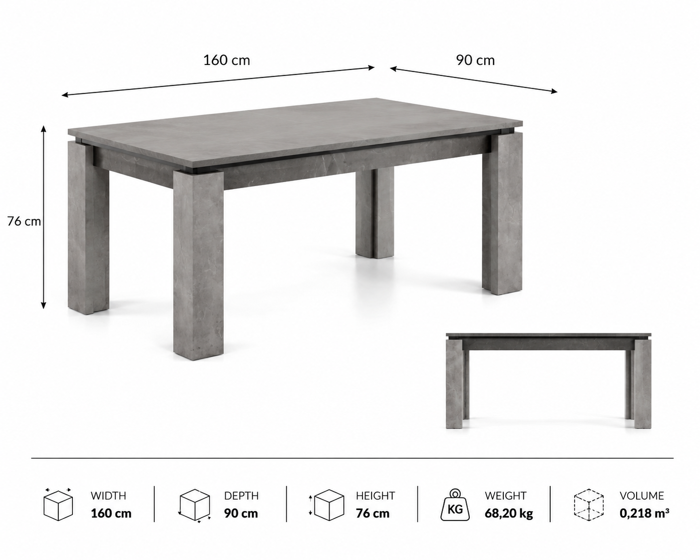 Modern coffee table – Italian design, spacious and sturdy for contemporary living rooms