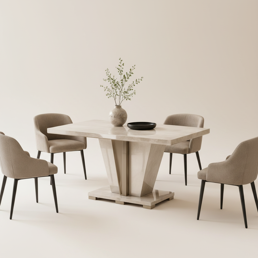 Modern Compact Coffee Table – Italian Design, Space‑Saving