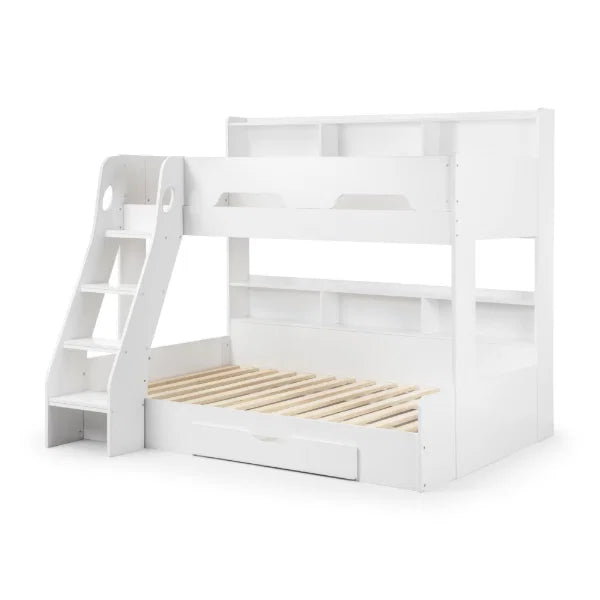 Orion Triple Sleeper – White – Space-Saving Bed with Storage