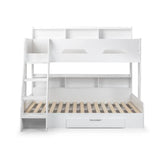 Orion Triple Sleeper – White – Space-Saving Bed with Storage | Julian Bowen