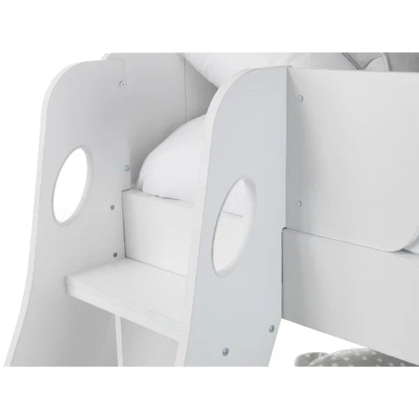 Orion Triple Sleeper – White – Space-Saving Bed with Storage