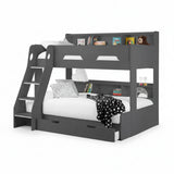 Orion Triple Sleeper – Anthracite – Space-Saving Bed with Storage | Julian Bowen